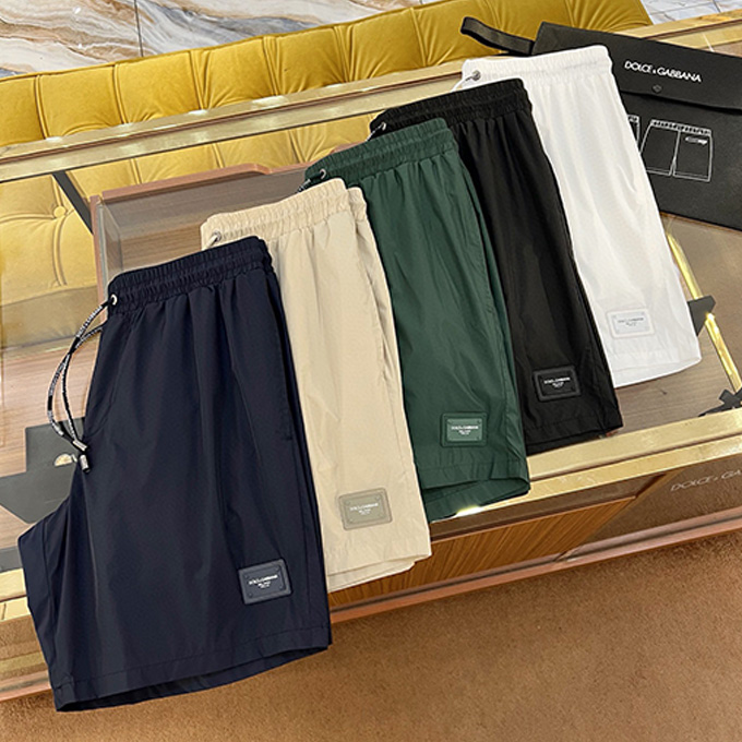 dolce & gabbana quick dry label drawstring swim shorts